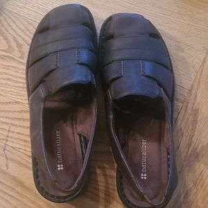 Dark brown naturalizer shoes